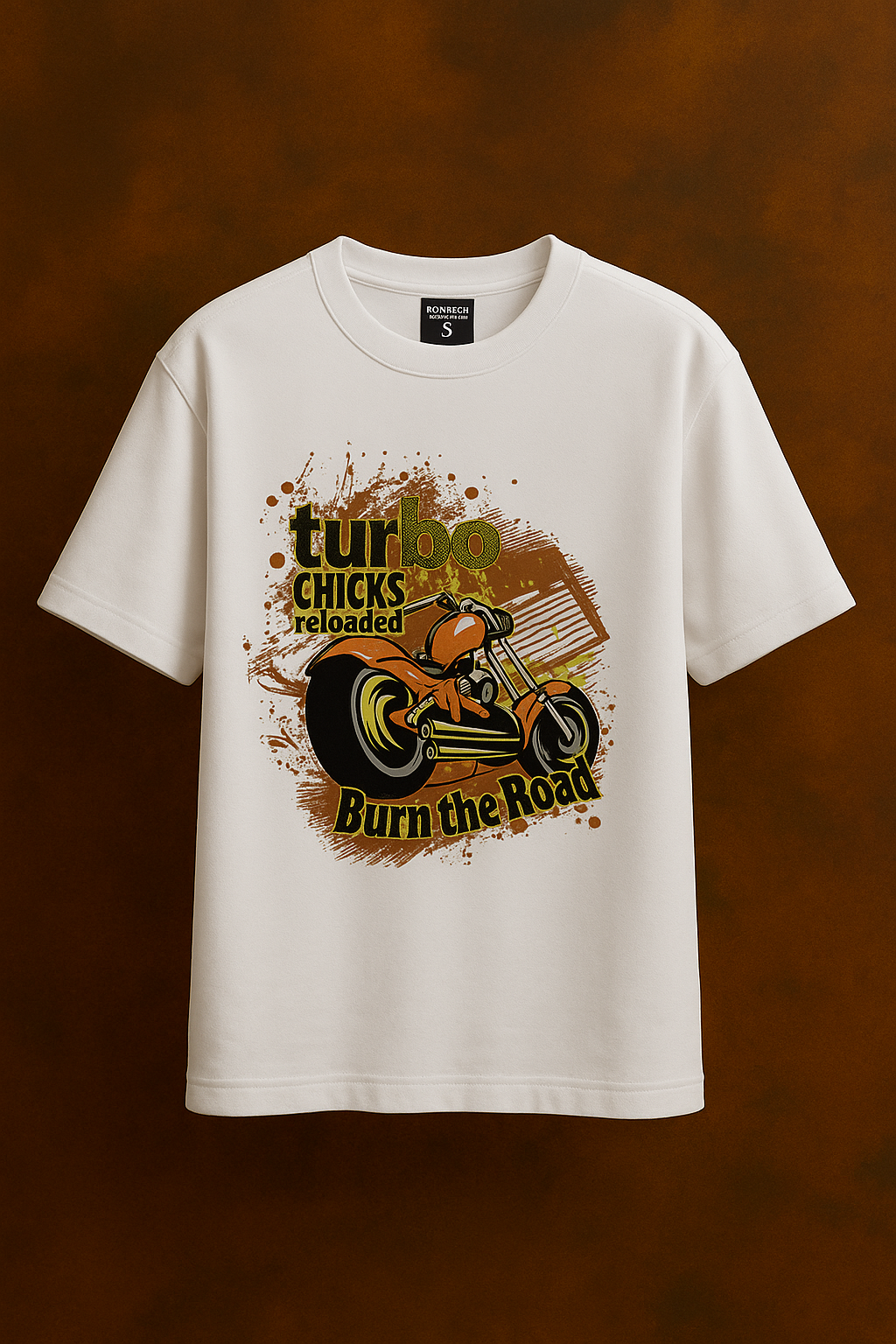 Burn The Road Oversize Tee