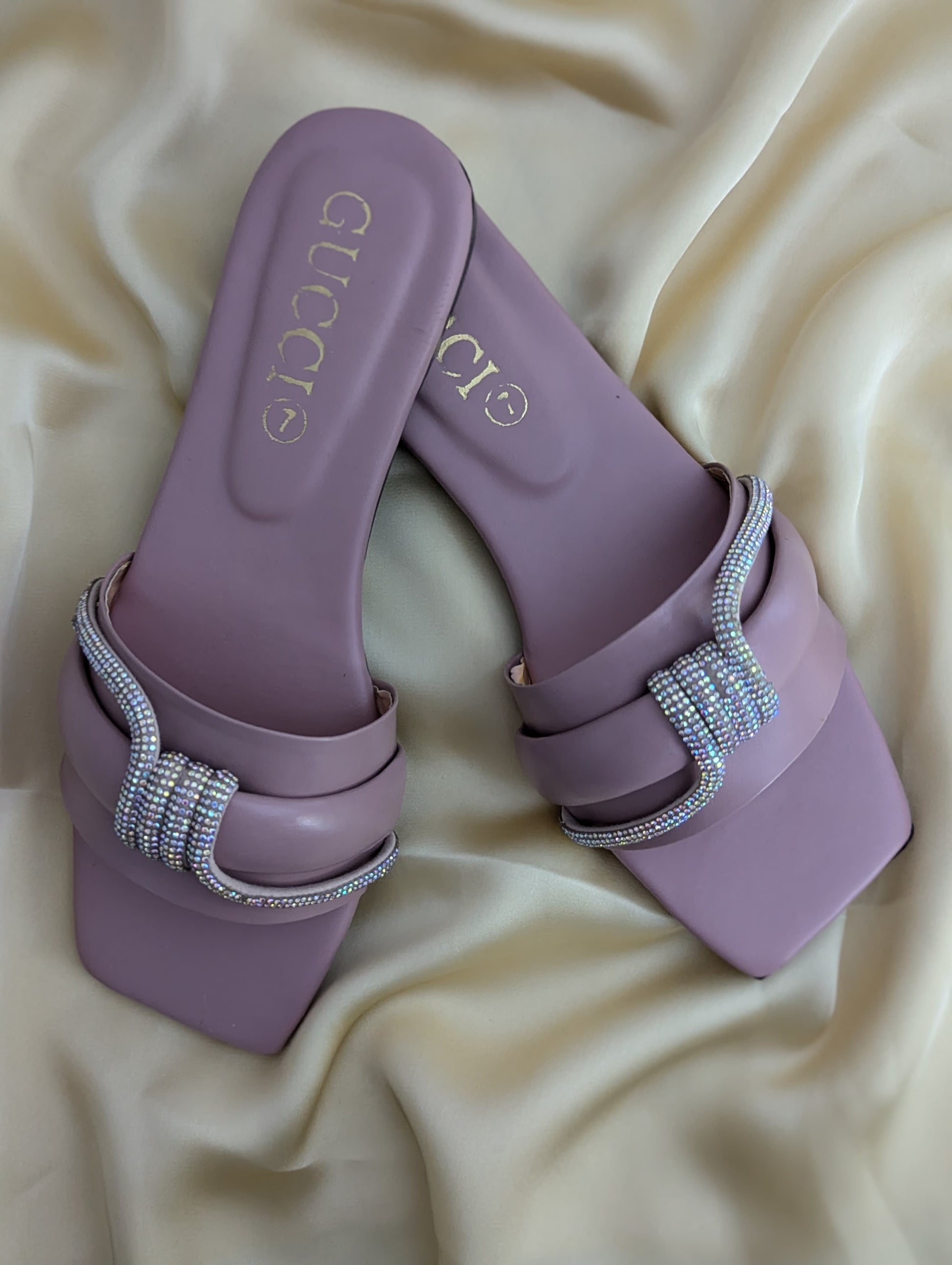 DAILY DIAMOND COMFY FLATS - PINK