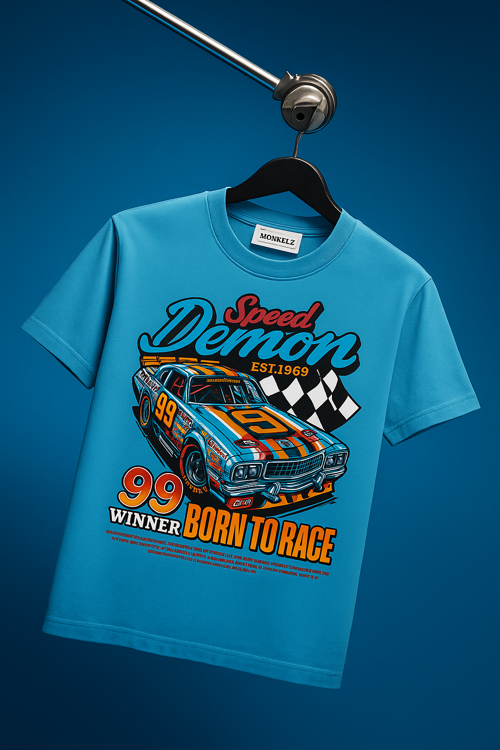 Born To Race Oversize Tee