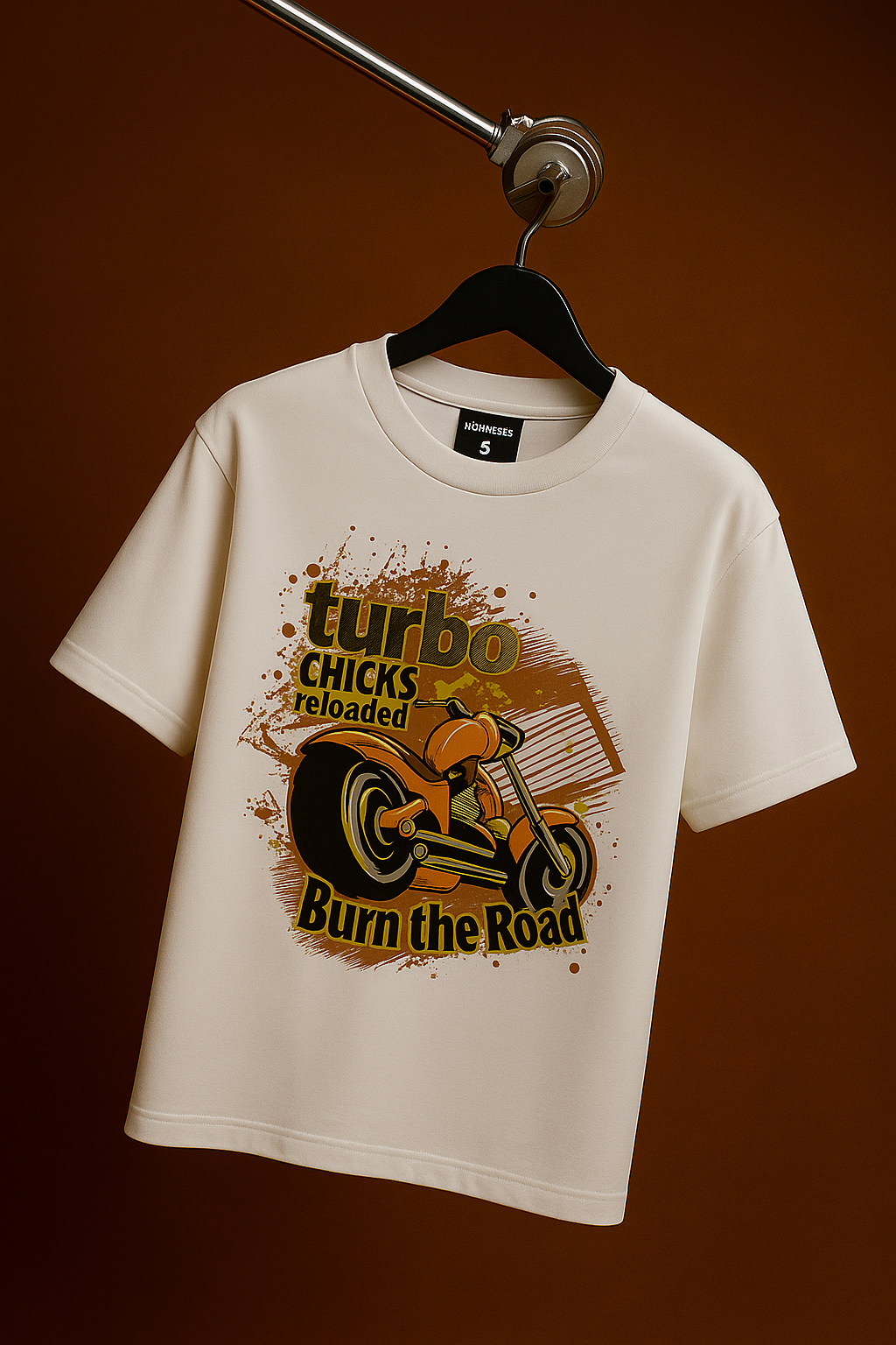 Burn The Road Oversize Tee