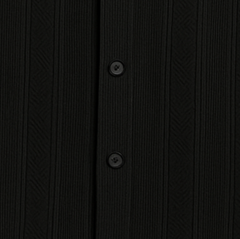 Air Breeth Cuban Collar Shirt - Black
