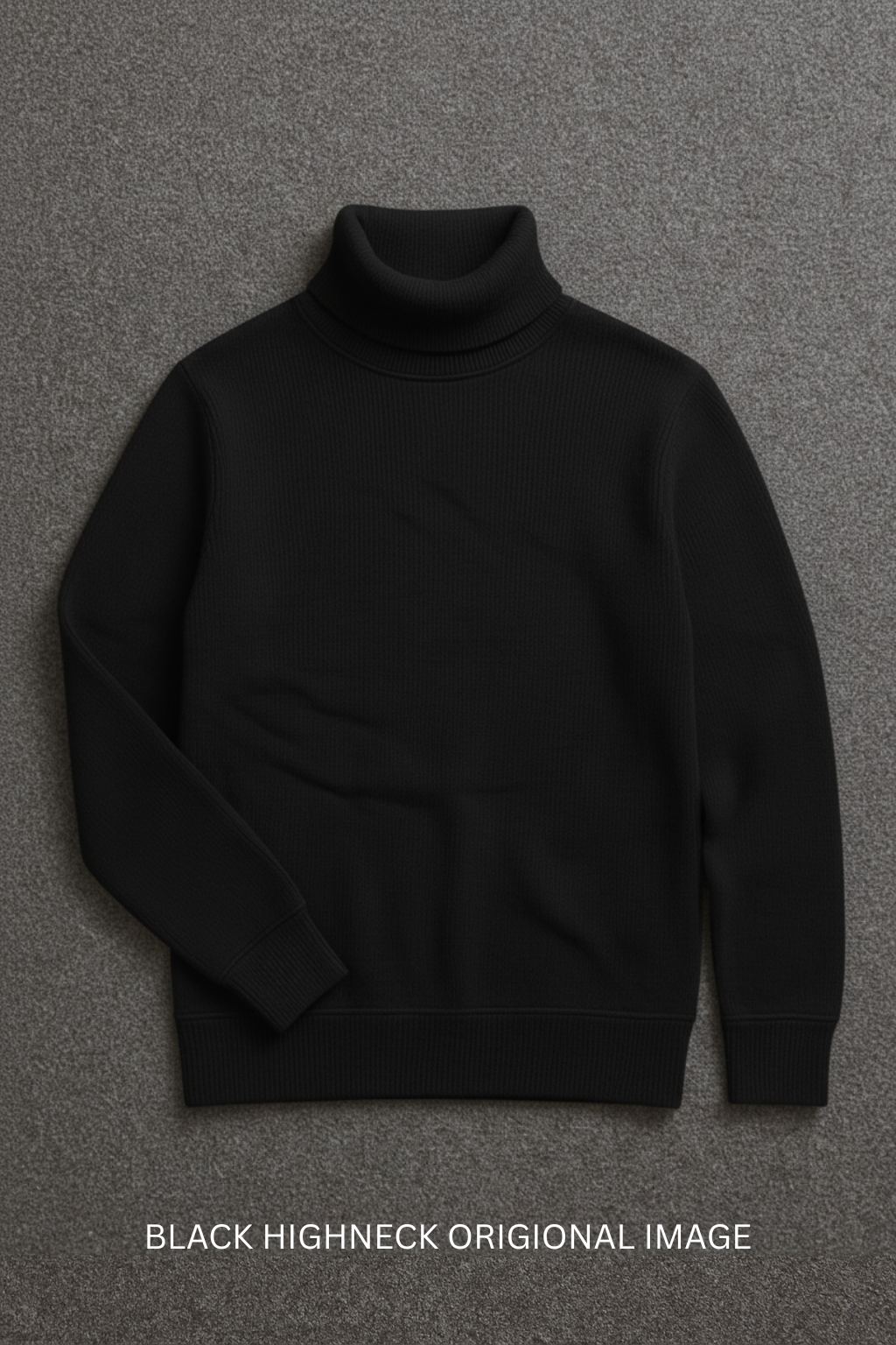 BLACK HIGHNECK – UNISEX