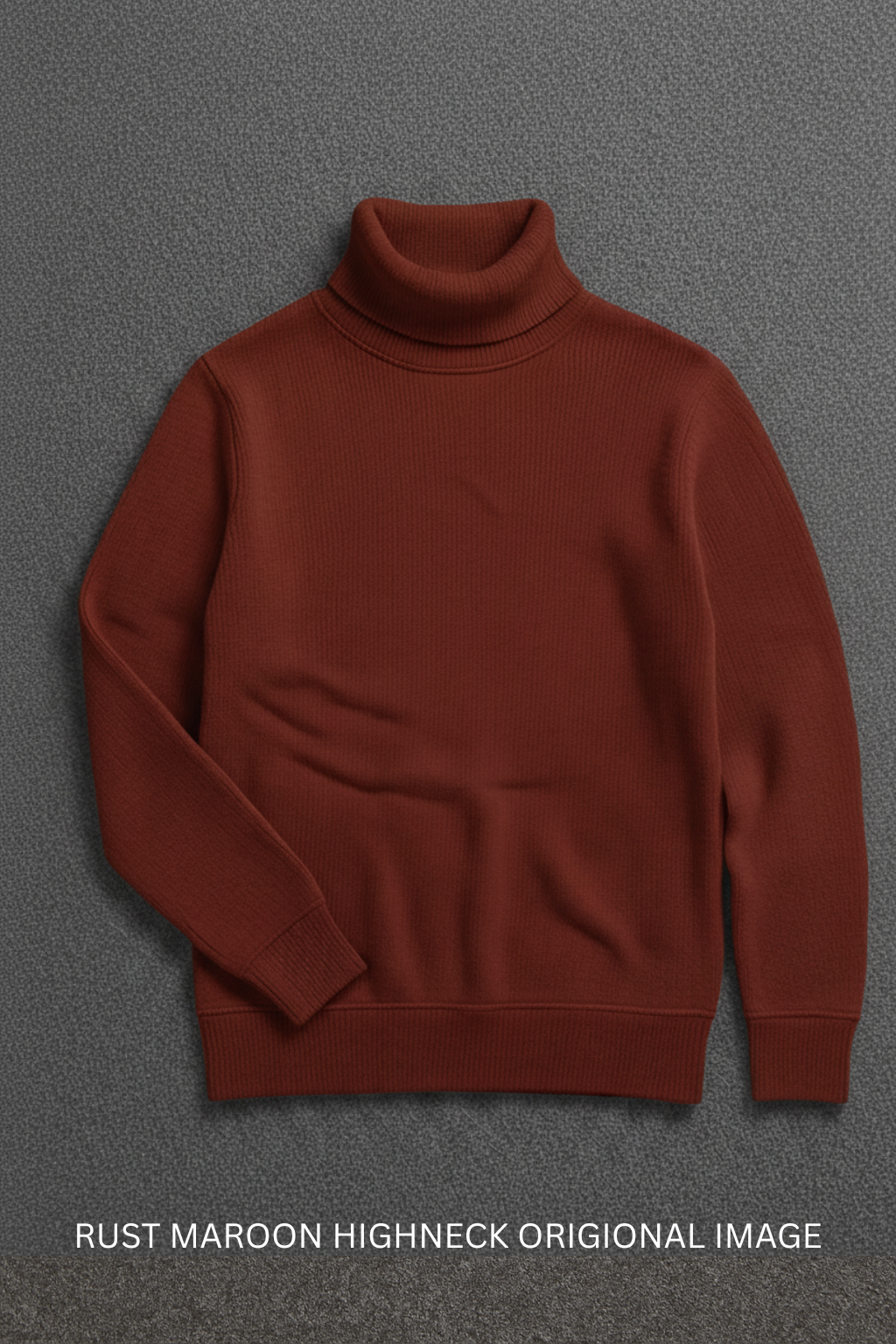 RUST MAROON HIGHNECK – UNISEX