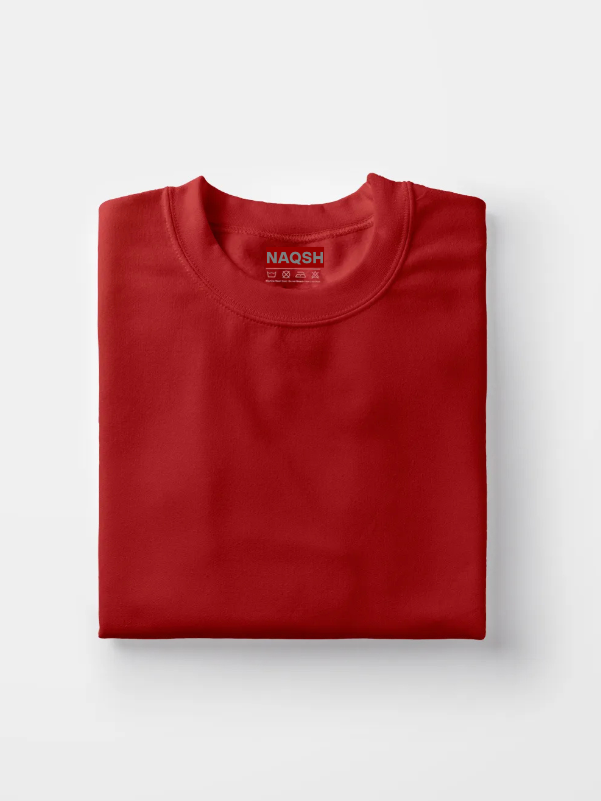 Plain Round Neck Basic Tee - Navy Blue