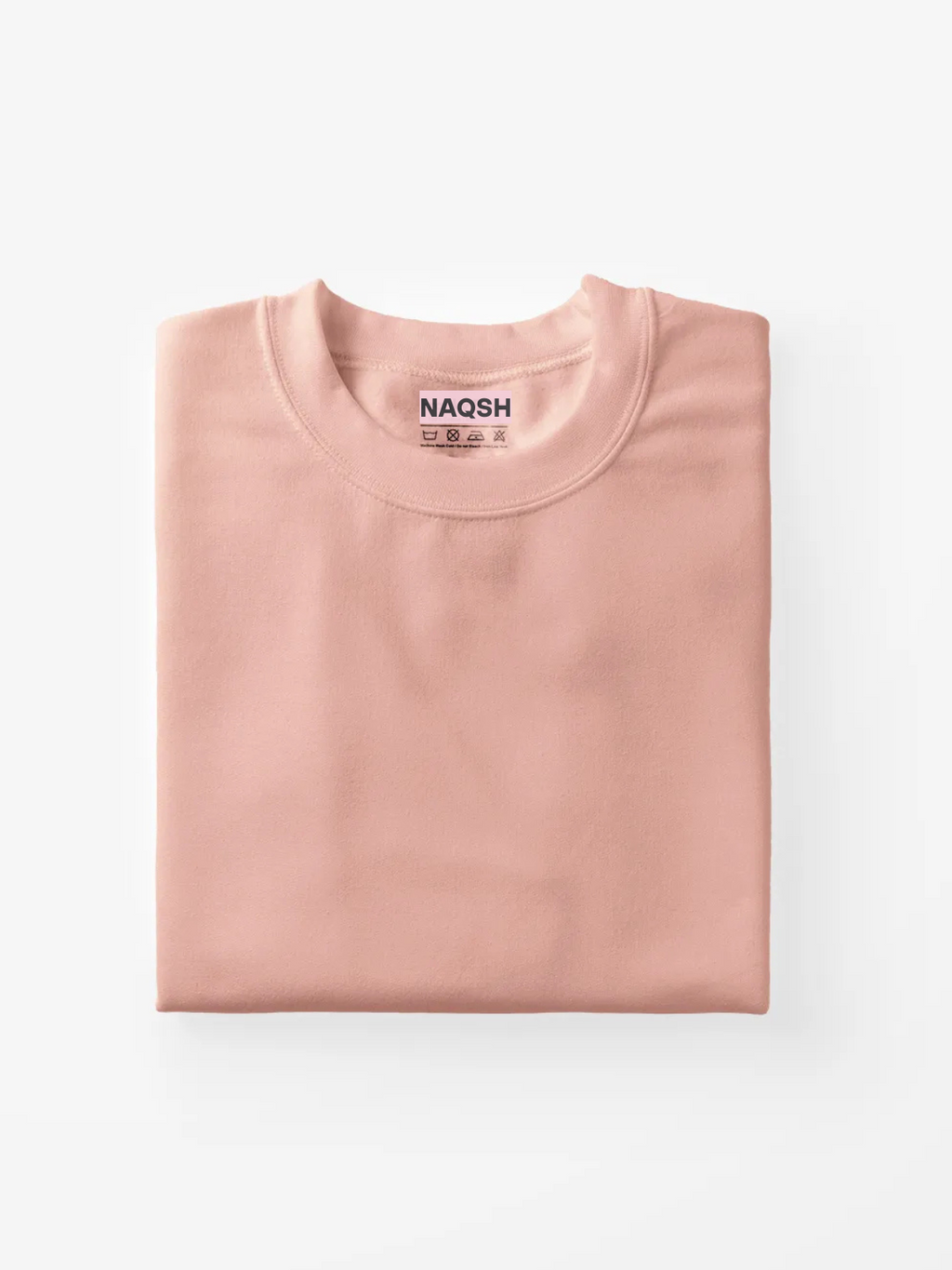 Plain Round Neck Basic Tee - Navy Blue