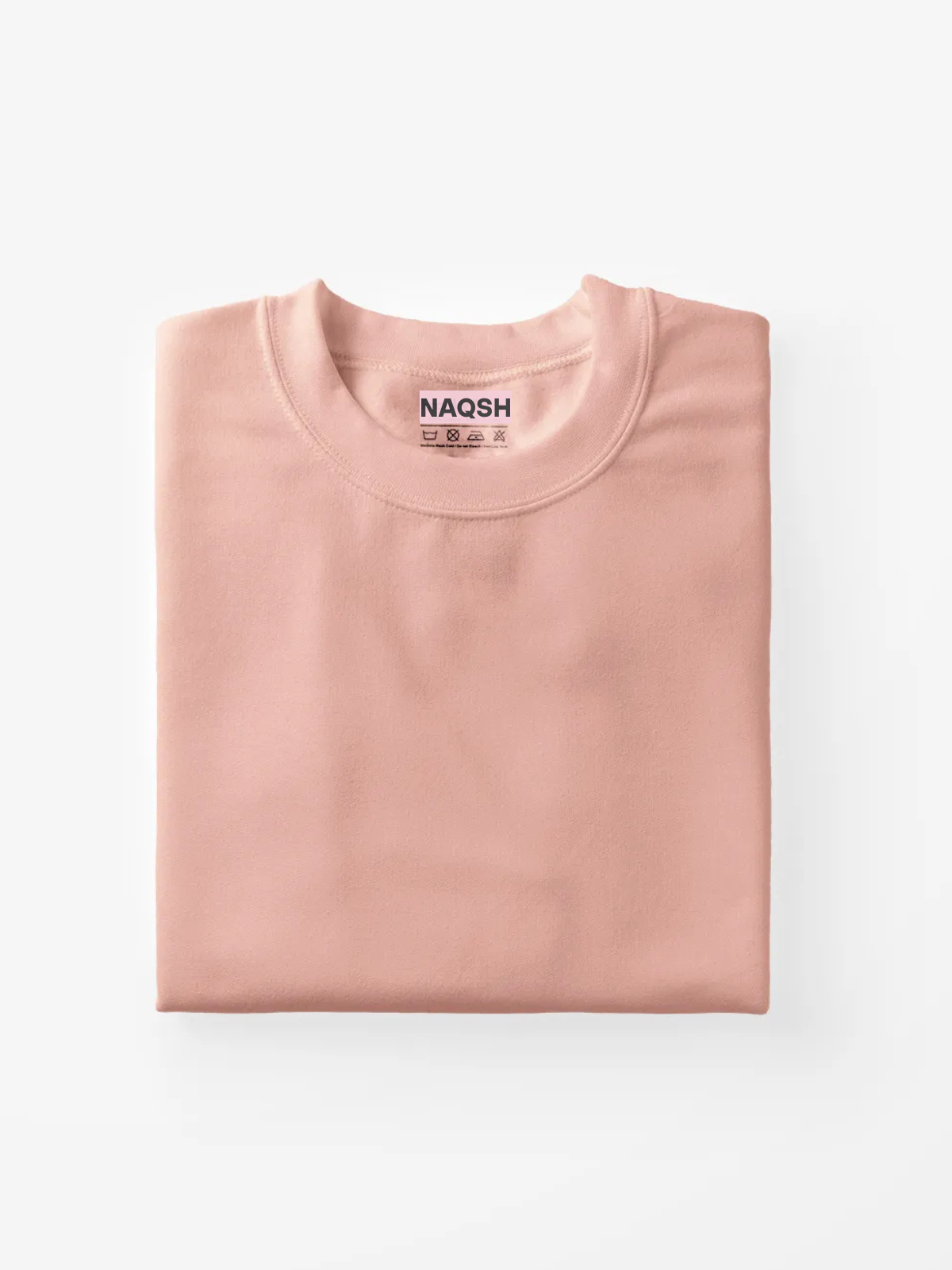 Plain Round Neck Basic Tee - Navy Blue