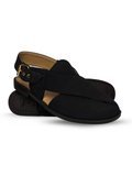 Suede Peshawari Sandals - Volume 2 - Black