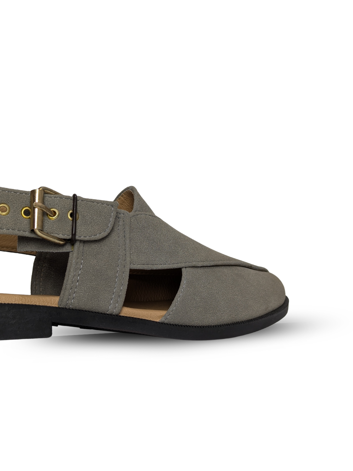 Suede Peshawari Sandals - Volume 2 - Hyder Grey🆕