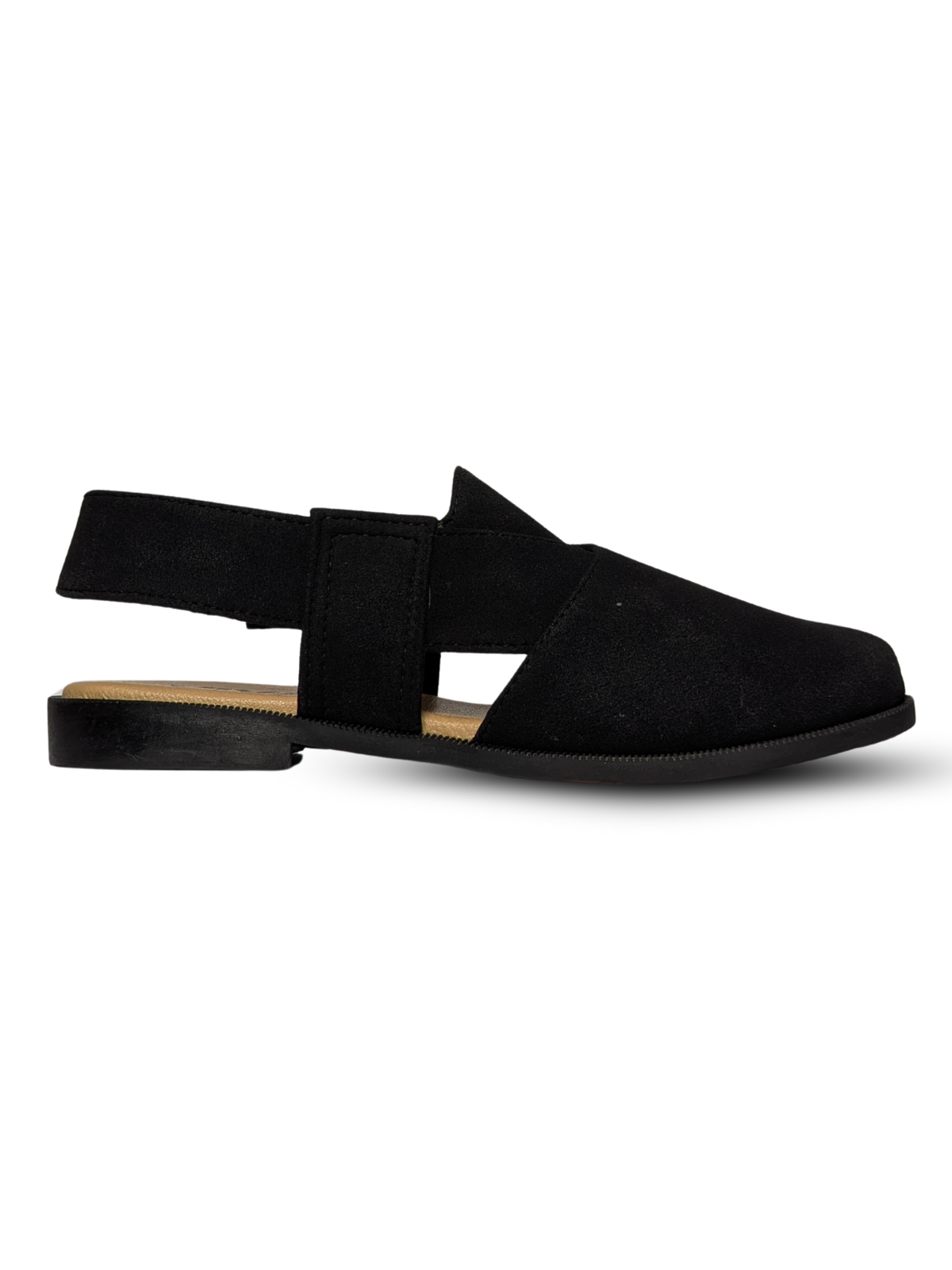 Suede Peshawari Sandals - Volume 2 - Black