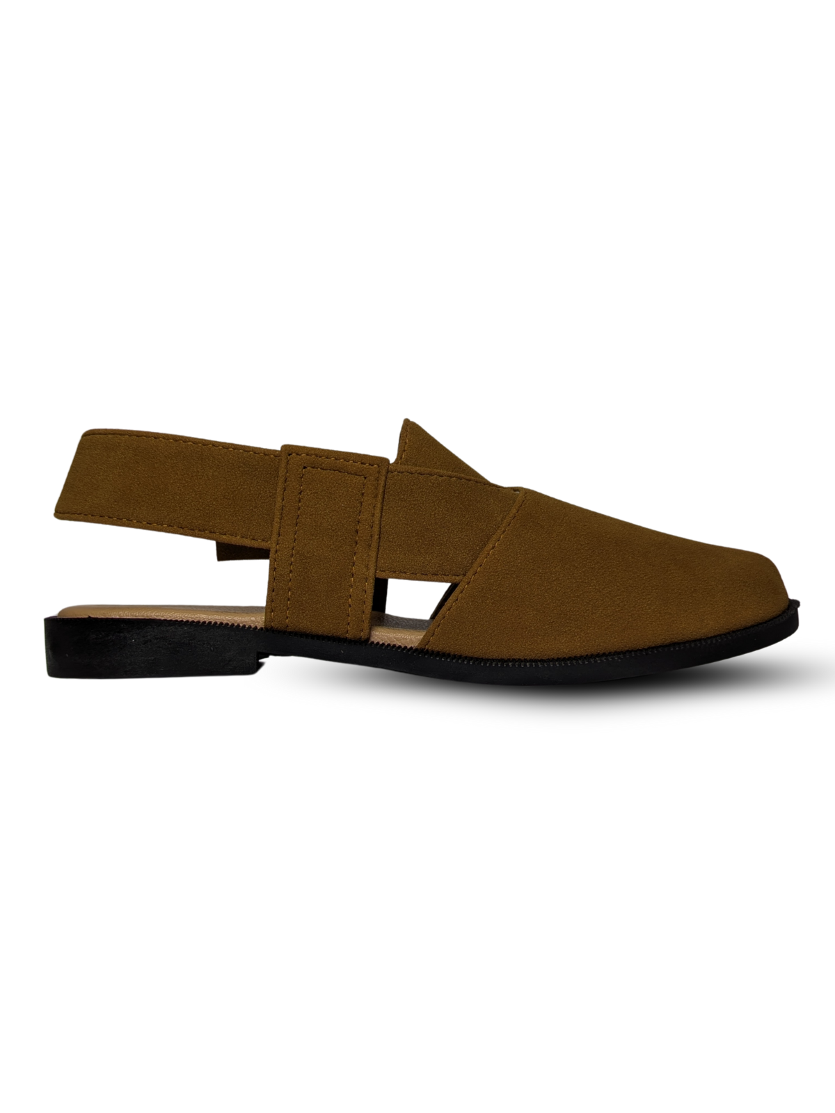 Suede Peshawari Sandals - Volume 2 - Mustard