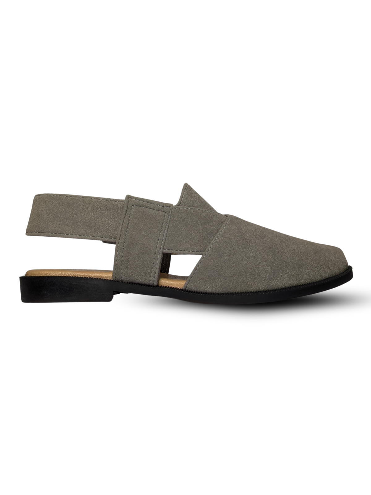 Suede Peshawari Sandals - Volume 2 - Hyder Grey🆕