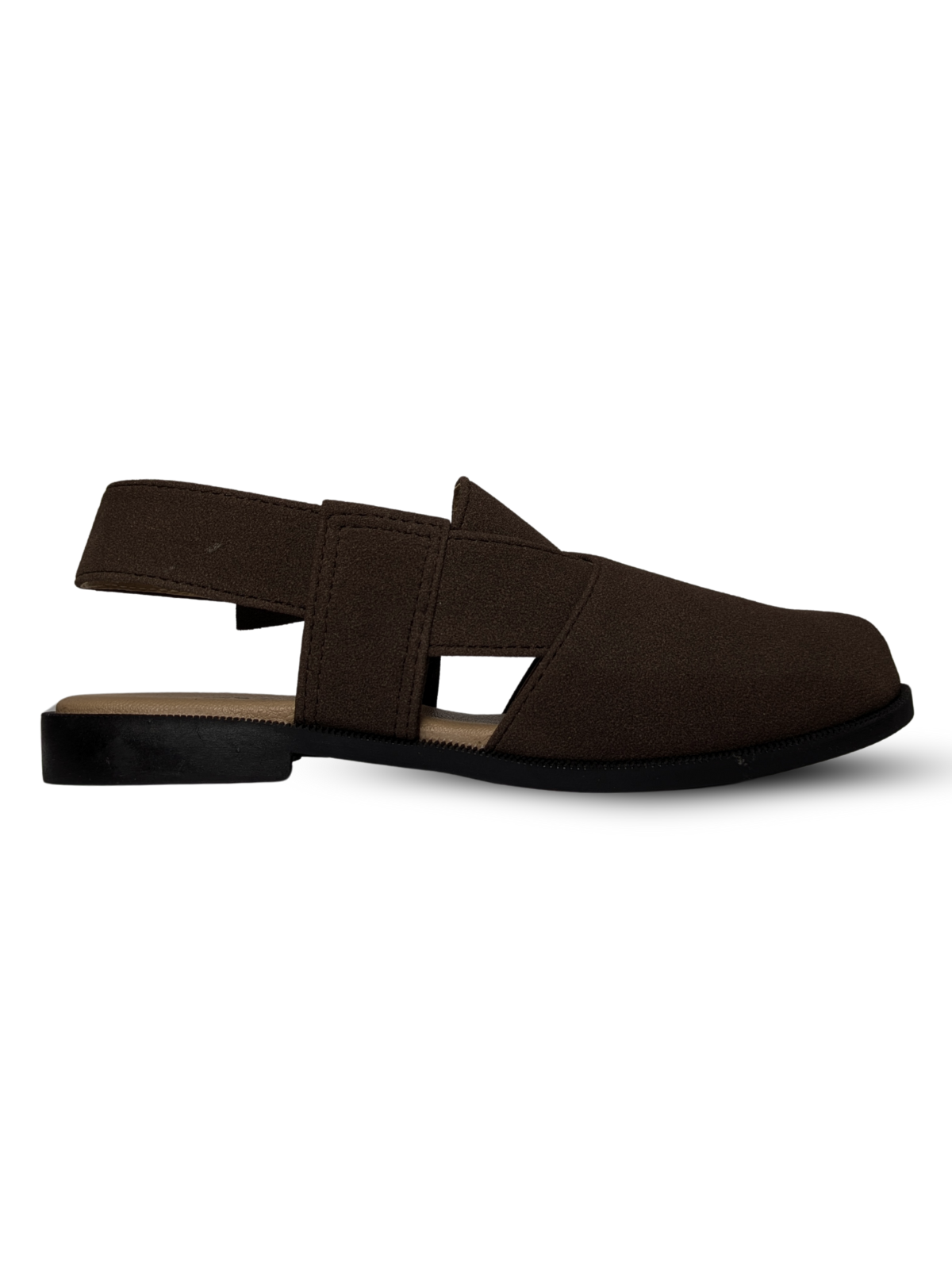 Suede Peshawari Sandals - Volume 2 - Walnut Brown