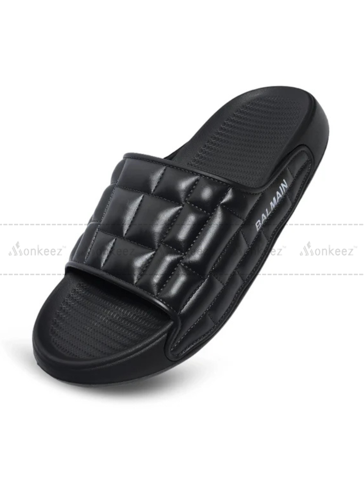 Balmain Puff Slipper - Black