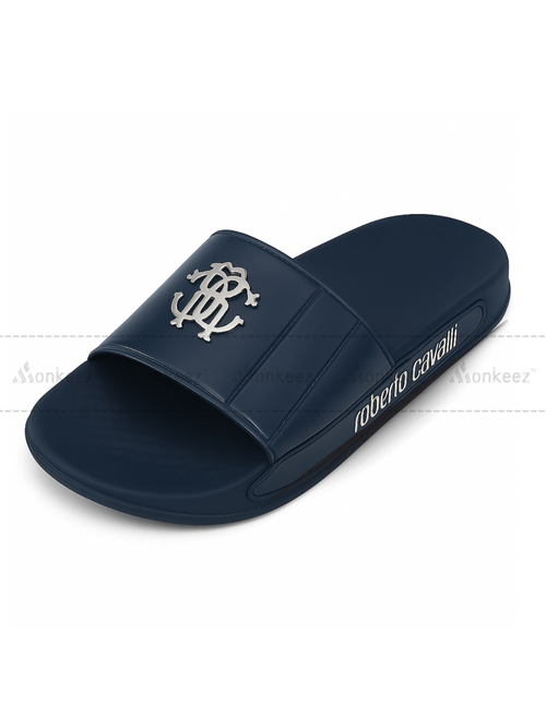 Cavalli Slipper - Navy Blue