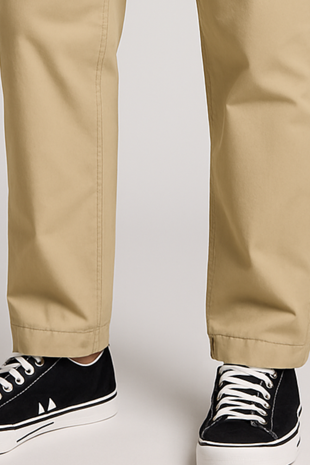 Beige Loose Bottom Cargo Trouser
