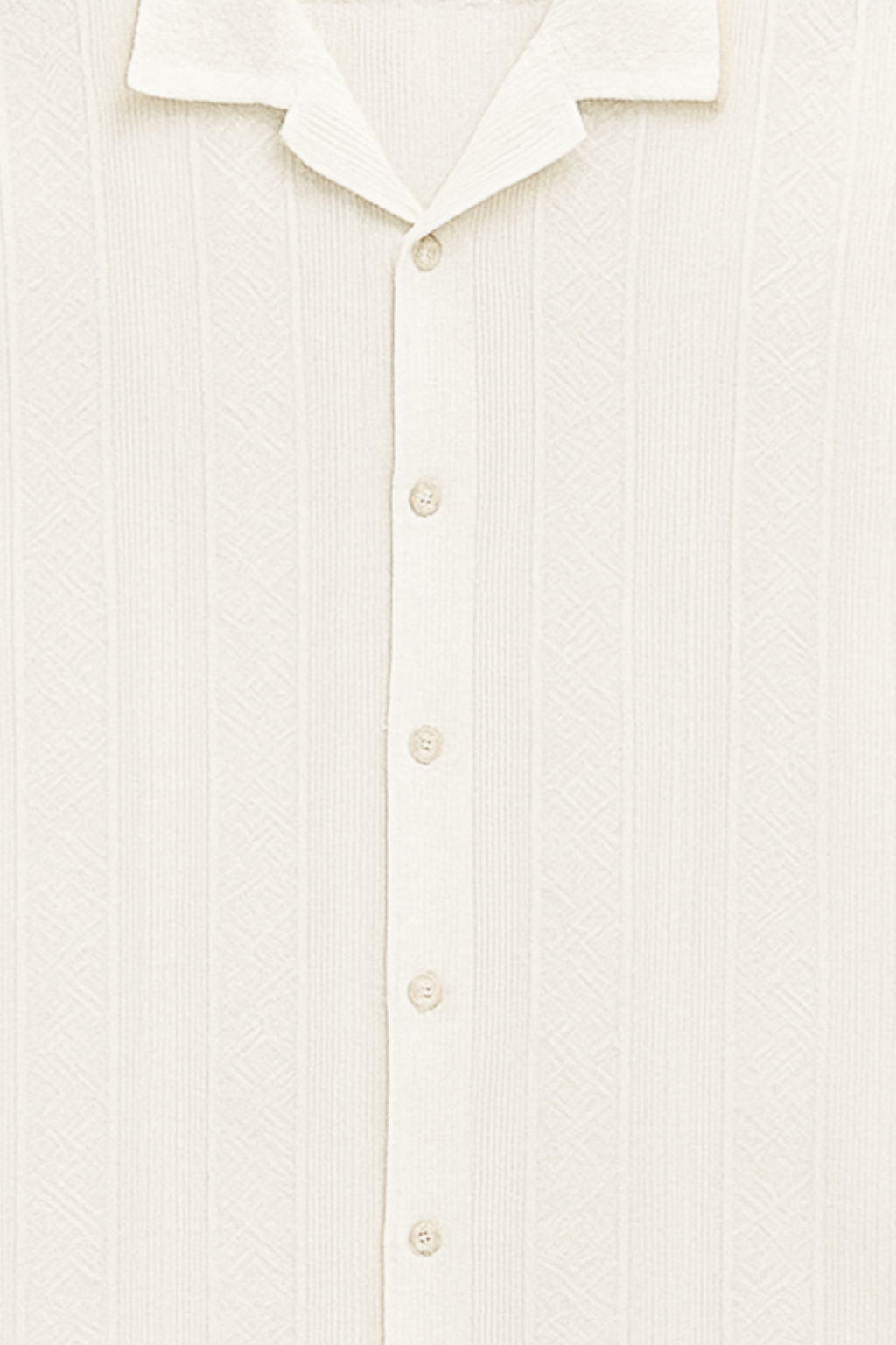 Air Breeth Cuban Collar Shirt - White