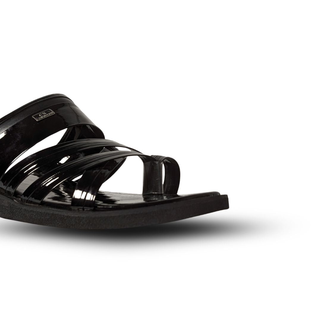 Mirza Tabi Chappal - Black