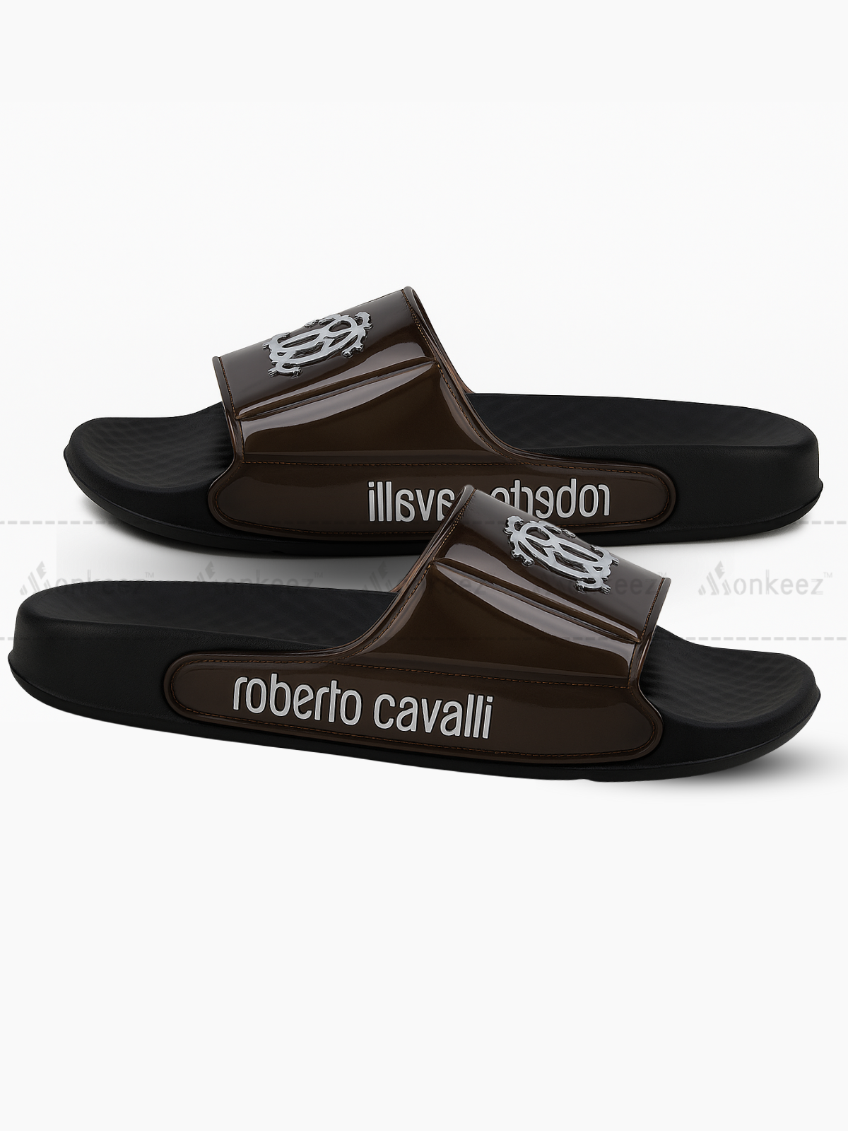 Cavalli Slipper - Brown/Black
