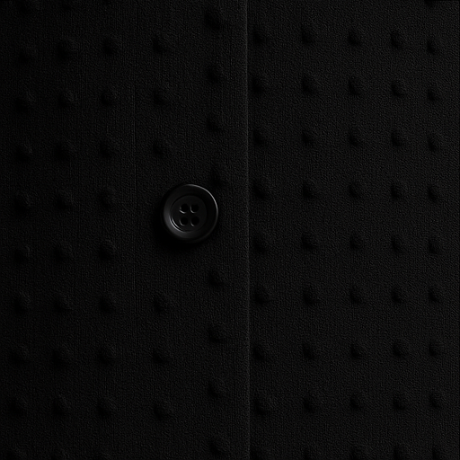 Dotted Cuban Collar Shirt - Black