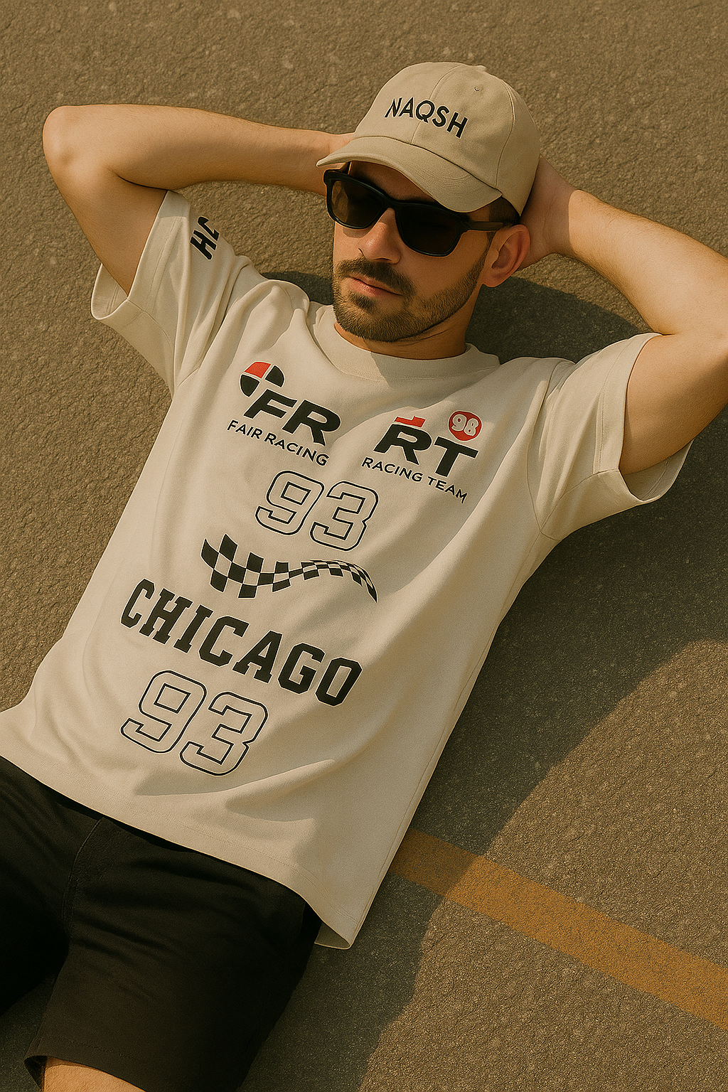 Chicago 93 Oversize Tee - White